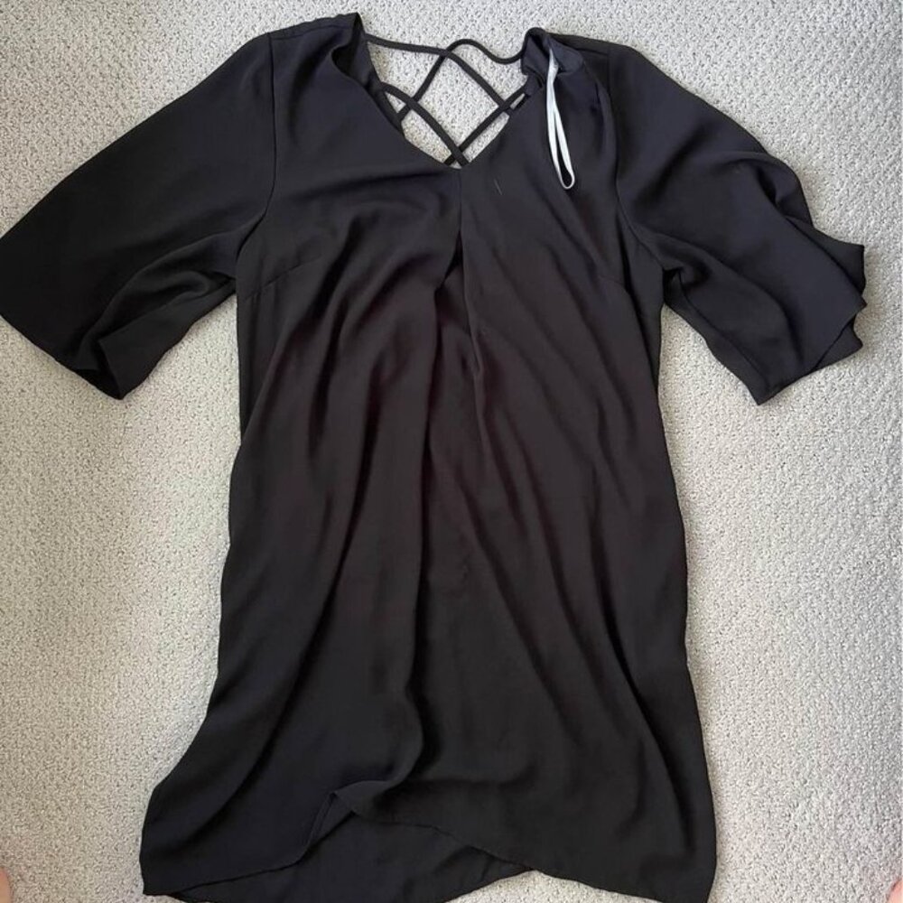 Black knee high dress